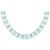 日付-旗布の旗が付いているレースのブライダルシャワーの旗 バンティングフラッグ (全)