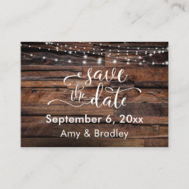 日付+素朴詳細・エンクロージャ・カードの保存 名刺