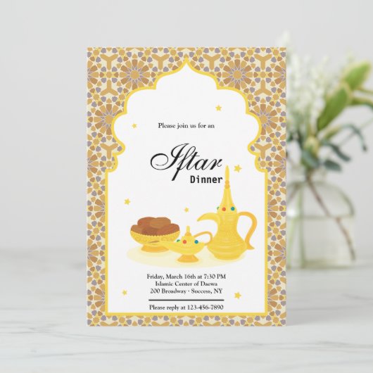 日付Ftar招待 招待状 (スタンド正面)