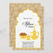 日付Ftar招待 招待状 (正面/裏面)