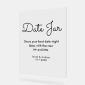 日付JARウェディングシャワー アクリルサイン (傾斜)