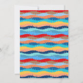 日付Pinataの保存誕生日招待状 セーブザデート (裏面)