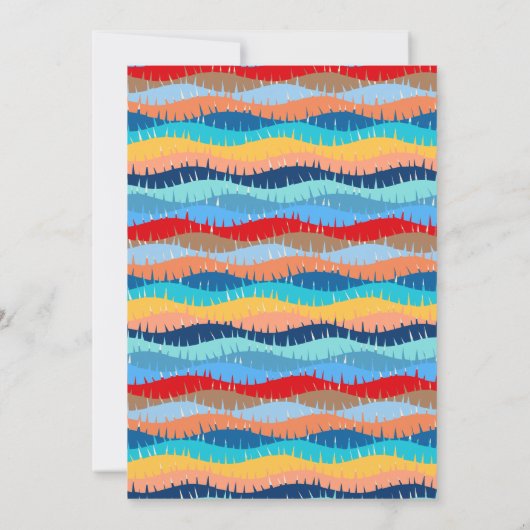 日付Pinataの保存誕生日招待状 セーブザデート (裏面)