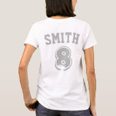 日付Tシャツ Tシャツ (裏面)
