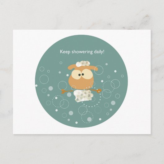 日保々のシャワー！ ポストカード (正面)