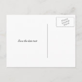 日保付はがきを保存する | コーラルピンク 案内ポストカード (裏面)