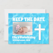 日保付《キリスト教》洗礼式や命名式 マグネット招待状 (正面)