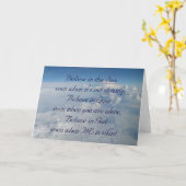 日信じに カード (黄色い花)