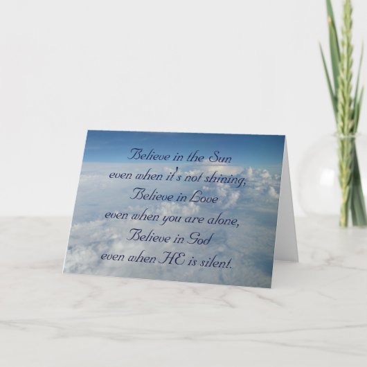 日信じに カード (正面)