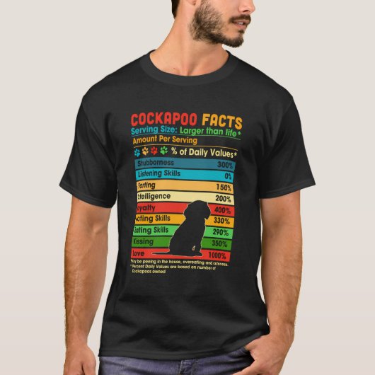 日値スキルに対するコックポーおもしろいト事実 Tシャツ (正面)