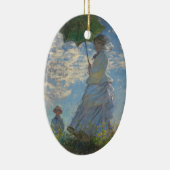 日傘を差す女(モネ夫人) セラミックオーナメント (右)