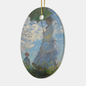 日傘を差す女(モネ夫人) セラミックオーナメント (左)