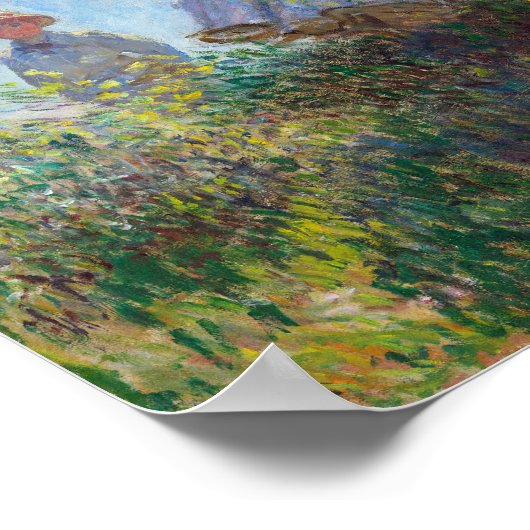 日傘を持った人 |モネ | ポスター (角)