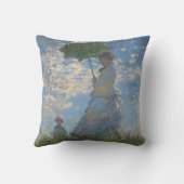 日傘を持った人 | 横向フランスのき クッション (裏面)