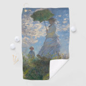 日傘を持った人 | 横向フランスのき ゴルフタオル (インサイチュ)