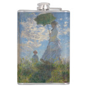 日傘を持った人 | 横向フランスのき フラスク (裏面)