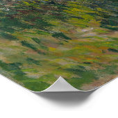 日傘を持った人 | 横向フランスのき ポスター (角)