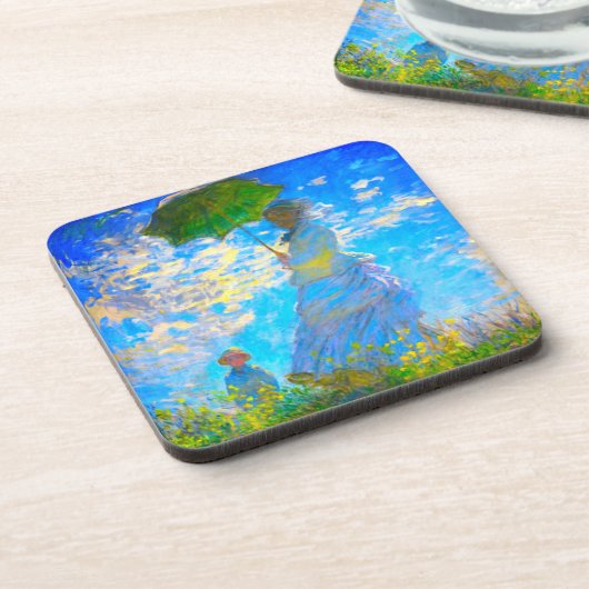 日傘を持つモネの女 コースター (左側)