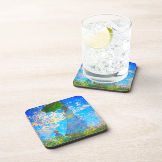 日傘を持つモネの女 コースター (右側)