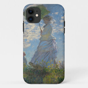 日傘を持つモネの女 iPhone 11 ケース