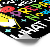 日先生テスト日Wの既知の情報を表示教えする ポスター (角)