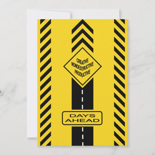 日先行 招待状 (正面)