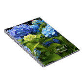 日光あじさい花スパイラルフォトノートブック ノートブック (右側)