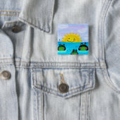 日光およびカエルボタン 缶バッジ (インサイチュ)