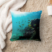 日光および熱帯魚 クッション (ブランケット)