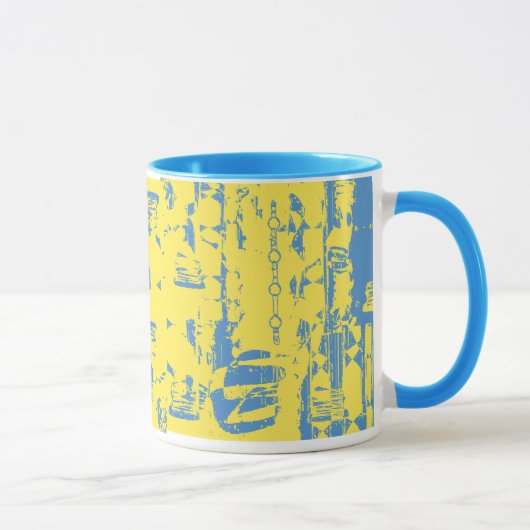 日光および空のマグ マグカップ (右)