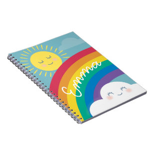 日光および虹のノート ノートブック