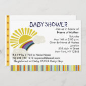 日光および虹 招待状 (正面/裏面)