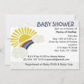 日光および虹 招待状 (正面)