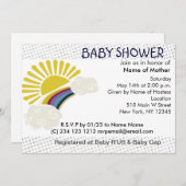 日光および虹 招待状 (正面/裏面)