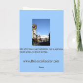 日光および雪Vail、コロラド州 カード (裏面)