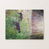 日光が当たる夕べ ジグソーパズル (横)