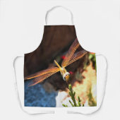 日光が金色の翼を持つトンボ エプロン (正面)