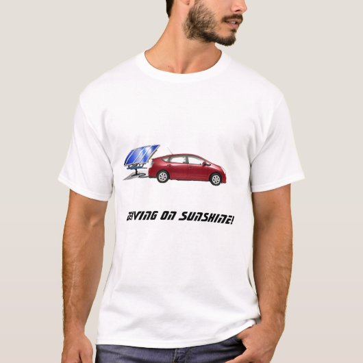 日光で運転する太陽のなPrius PHEV! Tシャツ (正面)