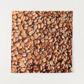 日光とコーヒーとの間で焙煎した香りのよいコーヒー豆  タペストリー (正面(横))