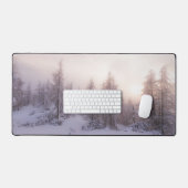 日光とトウヒの森 デスクマット (キーボード&マウス)