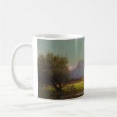 日光と影：ニューベリーの湿地 コーヒーマグカップ (左)