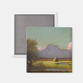 日光と影：ニューベリーの湿地 マグネット (正面/裏面)