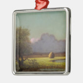 日光と影：ニューベリーの湿地 メタルオーナメント (左)