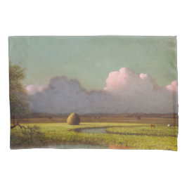 日光と影：ニューベリーの湿地 枕カバー