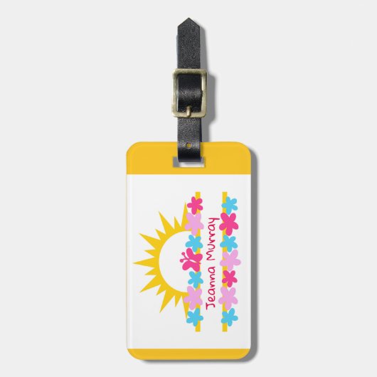 日光と花 ラゲッジタグ (正面縦)