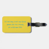 日光と花 ラゲッジタグ (裏面横)