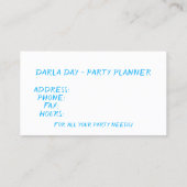 日光と花 名刺 (裏面)