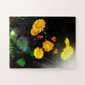 日光に当たる野花 ジグソーパズル (横)