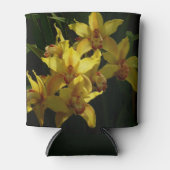 日光に照らされた黄色のラン 缶クーラー (正面)