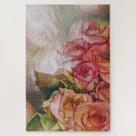 日光に赤いバラ ジグソーパズル